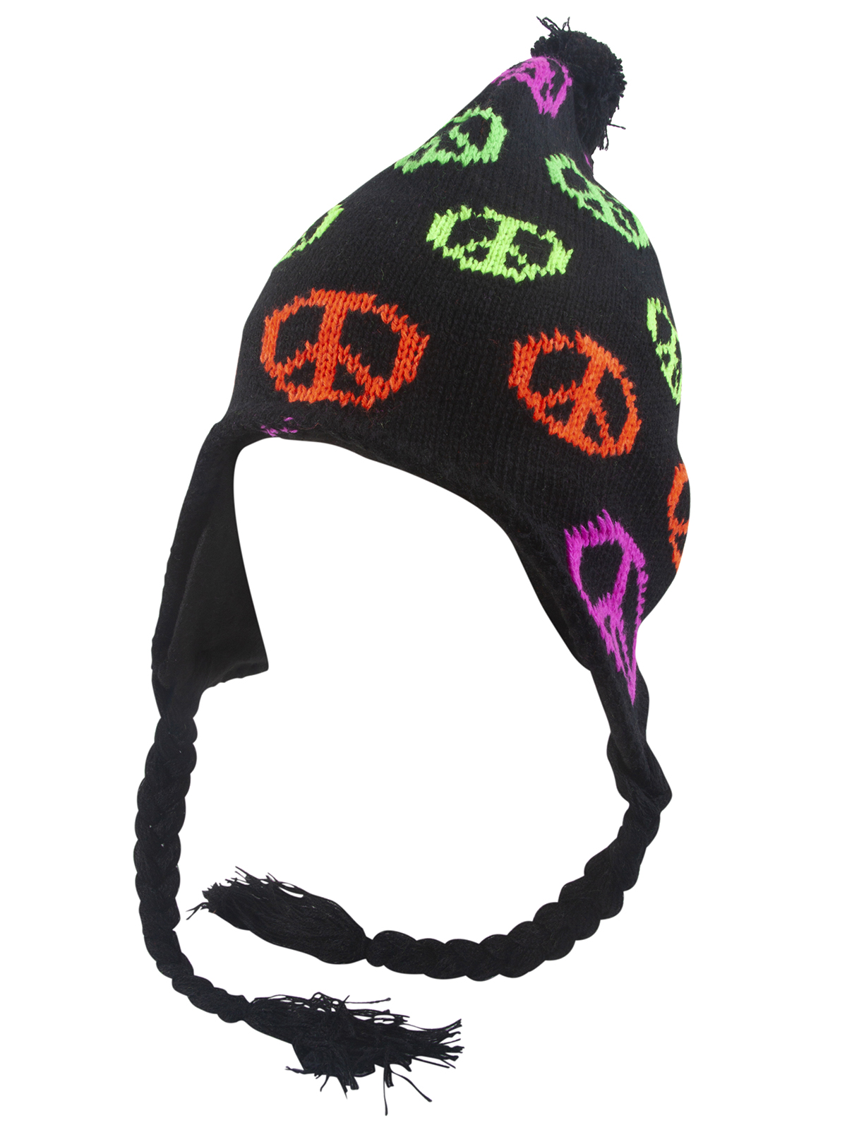 Top Headwear Peruvian Chullo Hat - Peace